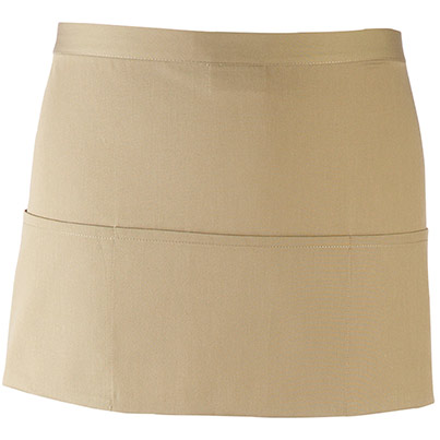 Premier PR155 Khaki 3-Pocket Apron