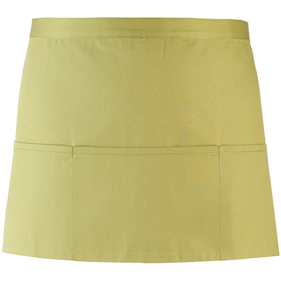 Premier PR155 Lime 3-Pocket Apron