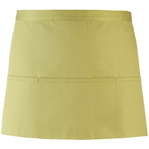 Premier PR155 Lime Three-Pocket Apron