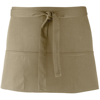 Premier PR155 Olive 3-Pocket Apron