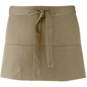 Premier PR155 Olive Three-Pocket Apron