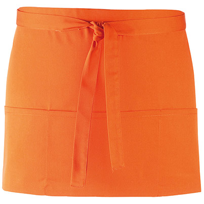 Premier PR155 Orange 3-Pocket Apron