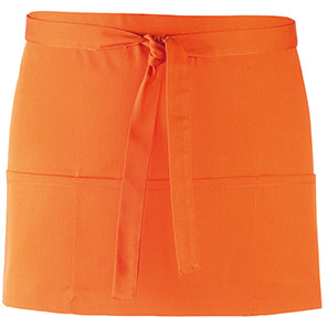 Premier PR155 Orange Three-Pocket Apron