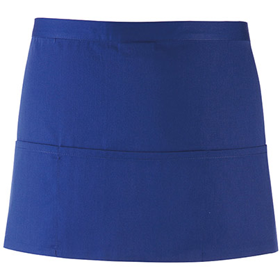 Premier PR155 Royal Blue 3-Pocket Apron