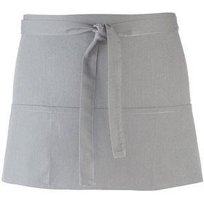 Premier PR155 Silver Three-Pocket Apron