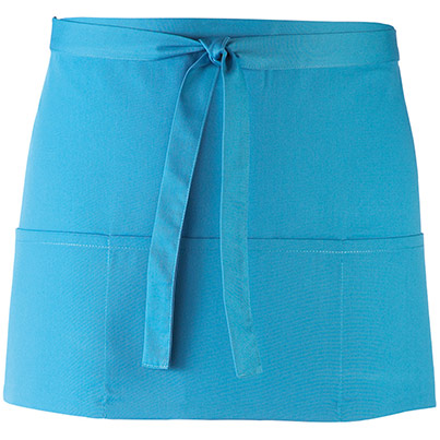 Premier PR155 Turquoise 3-Pocket Apron