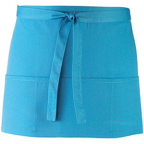 Premier PR155 Turquoise Three-Pocket Apron