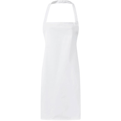 Premier Essential PR165 White Bib Apron