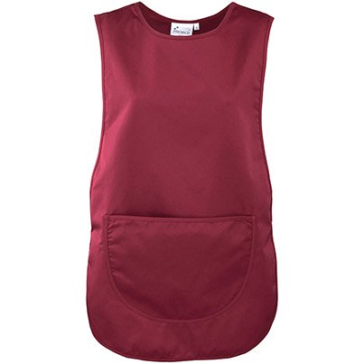 Premier PR171 Women’s Burgundy Tabard With Pocket