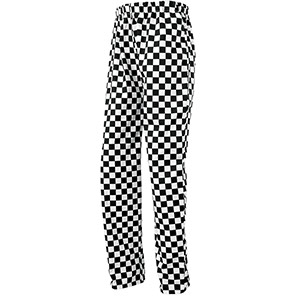 Premier Essential Black/White Chef’s Trousers 3XL