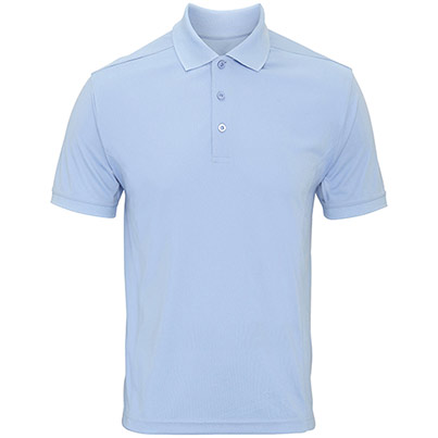 Premier Coolchecker PR615 Men’s Light Blue Polo Shirt