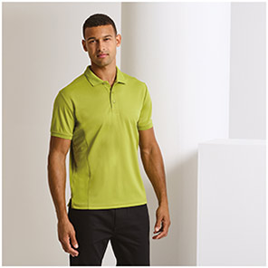 Premier Coolchecker PR615 Men’s Lime Polo Shirt