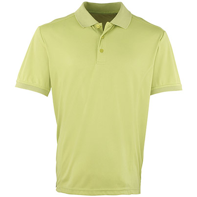 Premier Coolchecker PR615 Men’s Lime Polo Shirt