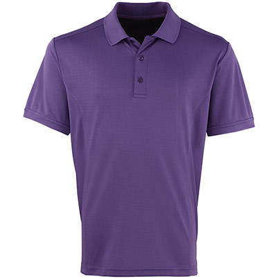 Premier Coolchecker PR615 Men’s Purple Polo Shirt