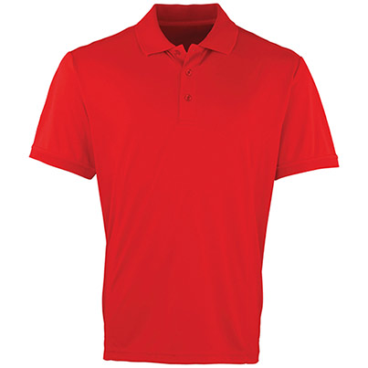 Premier Coolchecker PR615 Men’s Red Polo Shirt