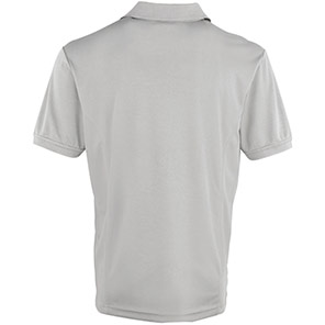 Premier Coolchecker PR615 Men’s Silver Polo Shirt