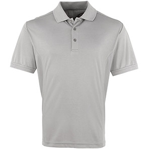 Premier Coolchecker PR615 Men’s Silver Polo Shirt 5XL