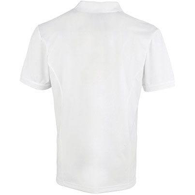 Premier Coolchecker PR615 Men’s White Polo Shirt