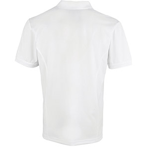 Premier Coolchecker PR615 Men’s White Polo Shirt