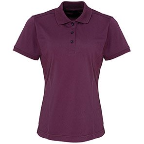 Premier Coolchecker PR616 Women’s Aubergine Polo Shirt 2XL