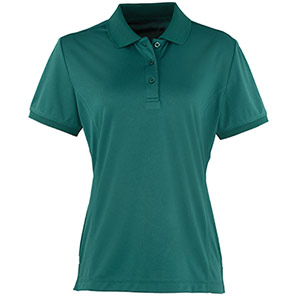Premier Coolchecker PR616 Women’s Bottle Green Polo Shirt 2XL
