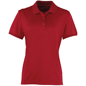 Premier Coolchecker PR616 Women’s Burgundy Polo Shirt 2XL