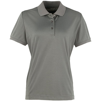Premier Coolchecker PR616 Women’s Dark Grey Polo Shirt