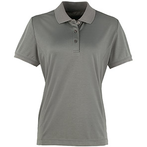 Premier Coolchecker PR616 Women’s Dark Grey Polo Shirt 2XL