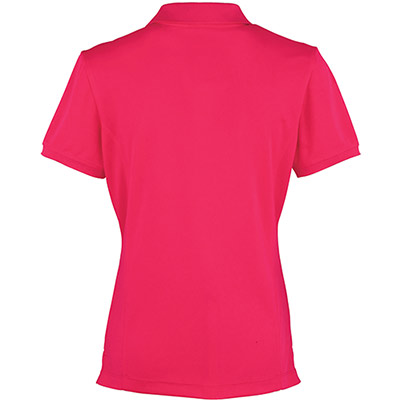 Premier Coolchecker PR616 Women’s Hot Pink Polo Shirt