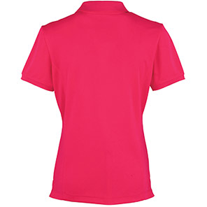 Premier Coolchecker PR616 Women’s Hot Pink Polo Shirt