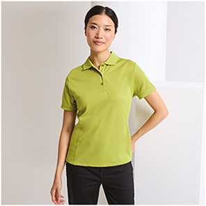 Premier Coolchecker PR616 Women’s Lime Polo Shirt