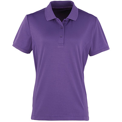 Premier Coolchecker PR616 Women’s Purple Polo Shirt
