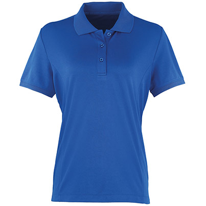 Premier Coolchecker PR616 Women’s Royal Blue Polo Shirt
