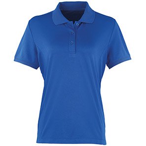 Premier Coolchecker PR616 Women’s Royal Blue Polo Shirt 2XL