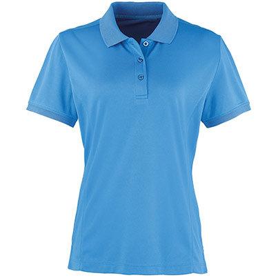 Premier Coolchecker PR616 Women’s Sapphire Polo Shirt