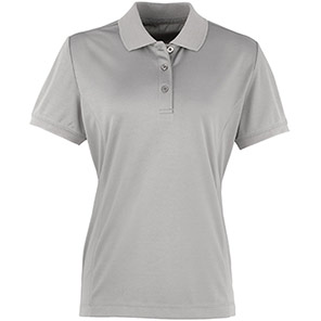 Premier Coolchecker PR616 Women’s Silver Polo Shirt 2XL