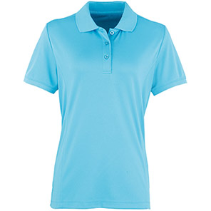 Premier Coolchecker PR616 Women’s Turquoise Polo Shirt 2XL