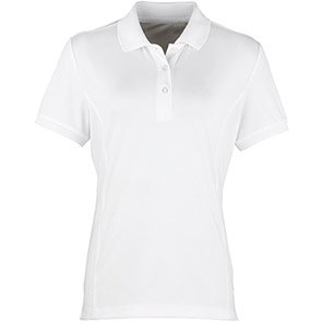 Premier Coolchecker PR616 Women’s White Polo Shirt 2XL