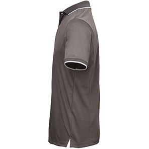 Premier Coolchecker PR618 Dark Grey/Silver Polo Shirt