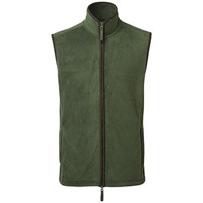 Premier Artisan PR803 Men’s Moss Green/Brown Fleece Body Warmer 3XL