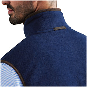 Premier Artisan PR803 Men’s Navy/Brown Fleece Body Warmer