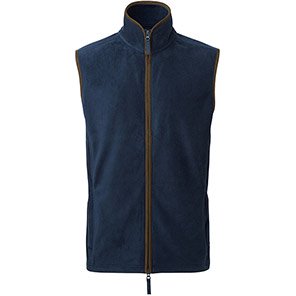 Premier Artisan PR803 Men’s Navy/Brown Fleece Body Warmer 3XL