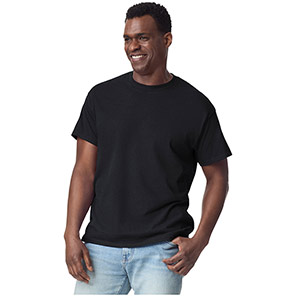 Gildan Ultra Cotton GD002 Black T-Shirt