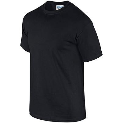 Gildan Ultra Cotton GD002 Black T-Shirt