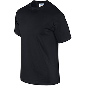 Gildan Ultra Cotton GD002 Black T-Shirt