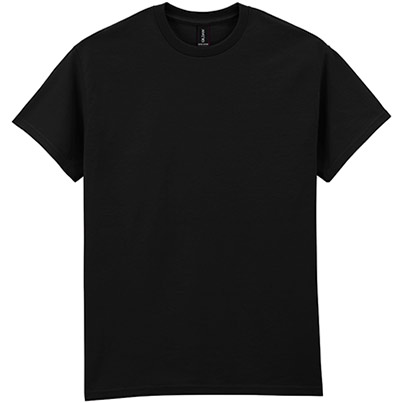 Gildan Ultra Cotton GD002 Black T-Shirt