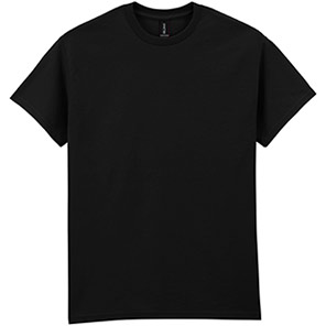 Gildan Ultra Cotton GD002 Black T-Shirt 5XL