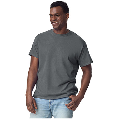 Gildan Ultra Cotton GD002 Charcoal T-Shirt