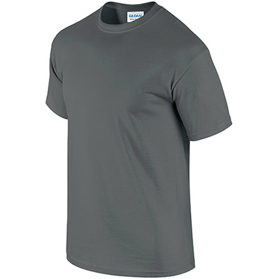 Gildan Ultra Cotton GD002 Charcoal T-Shirt