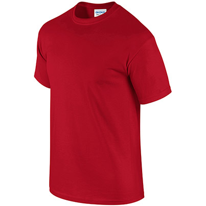 Gildan Ultra Cotton GD002 Cherry Red T-Shirt